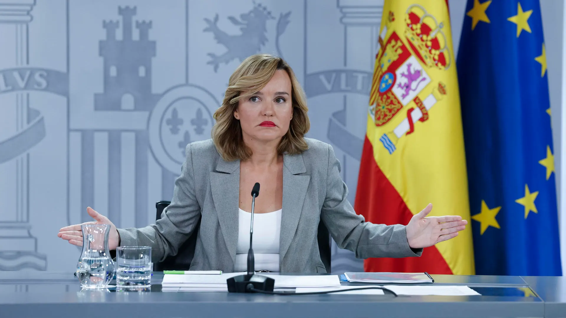 La ministra de Educación, Formación Profesional y Deportes y portavoz del Gobierno, Pilar Alegría. La ministra de Educación, Formación Profesional y Deportes y portavoz del Gobierno, Pilar Alegría.