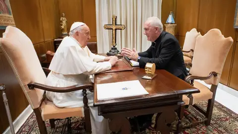 El Papa recibe al obispo de Barbastro El Papa recibe al obispo de Barbastro