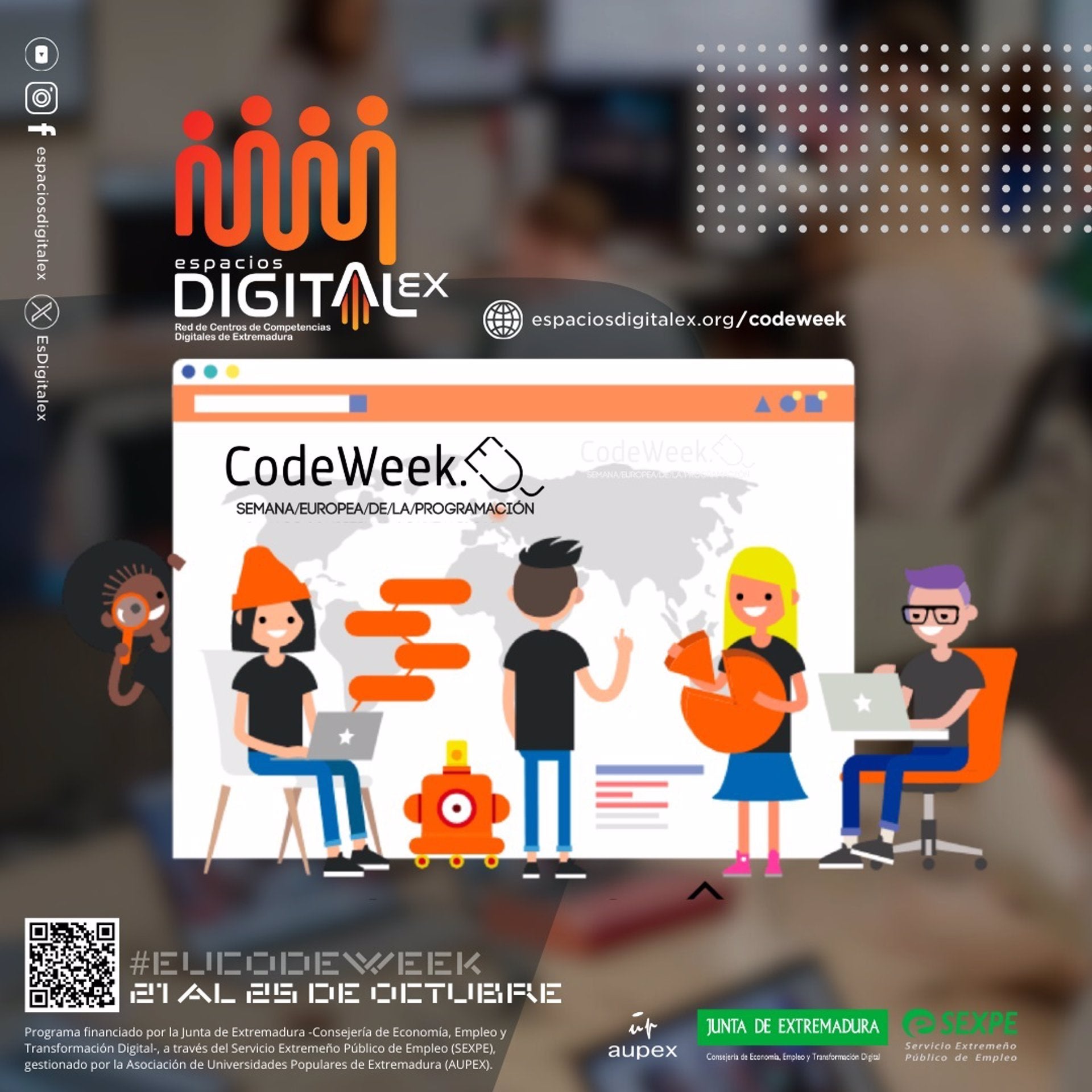 Diversos talleres potencian en Extremadura esta semana el pensamiento computacional, la robótica y la creación digital Diversos talleres potencian en Extremadura esta semana el pensamiento computacional, la robótica y la creación digital