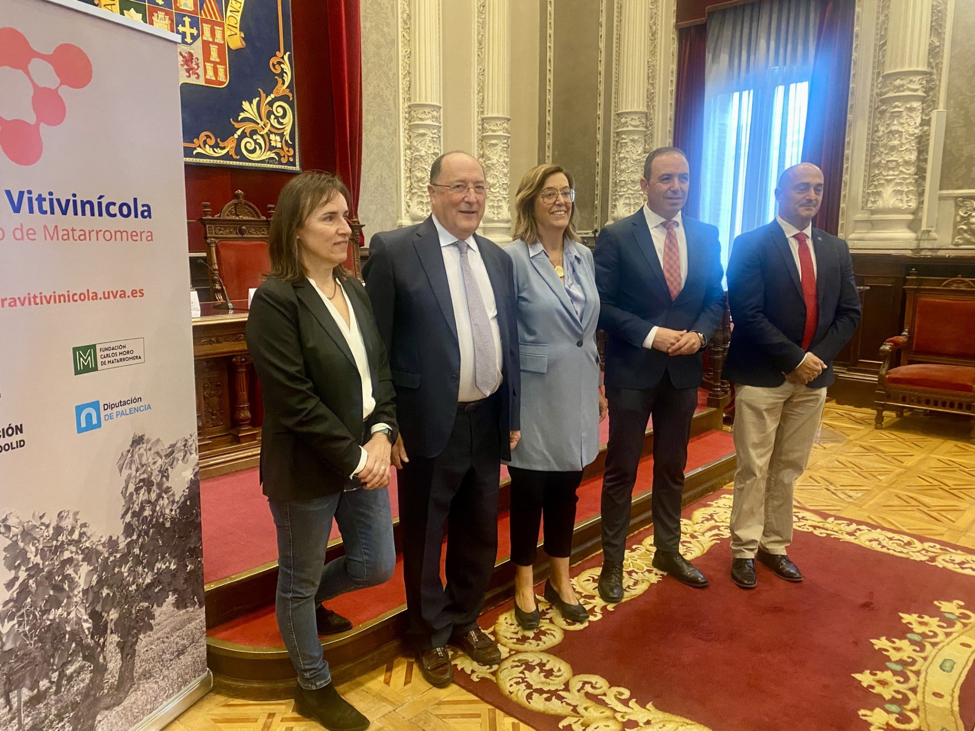 La Cátedra Vitivinícola Carlos Moro de Matarromera se presenta en la Diputación de Palencia La Cátedra Vitivinícola Carlos Moro de Matarromera se presenta en la Diputación de Palencia