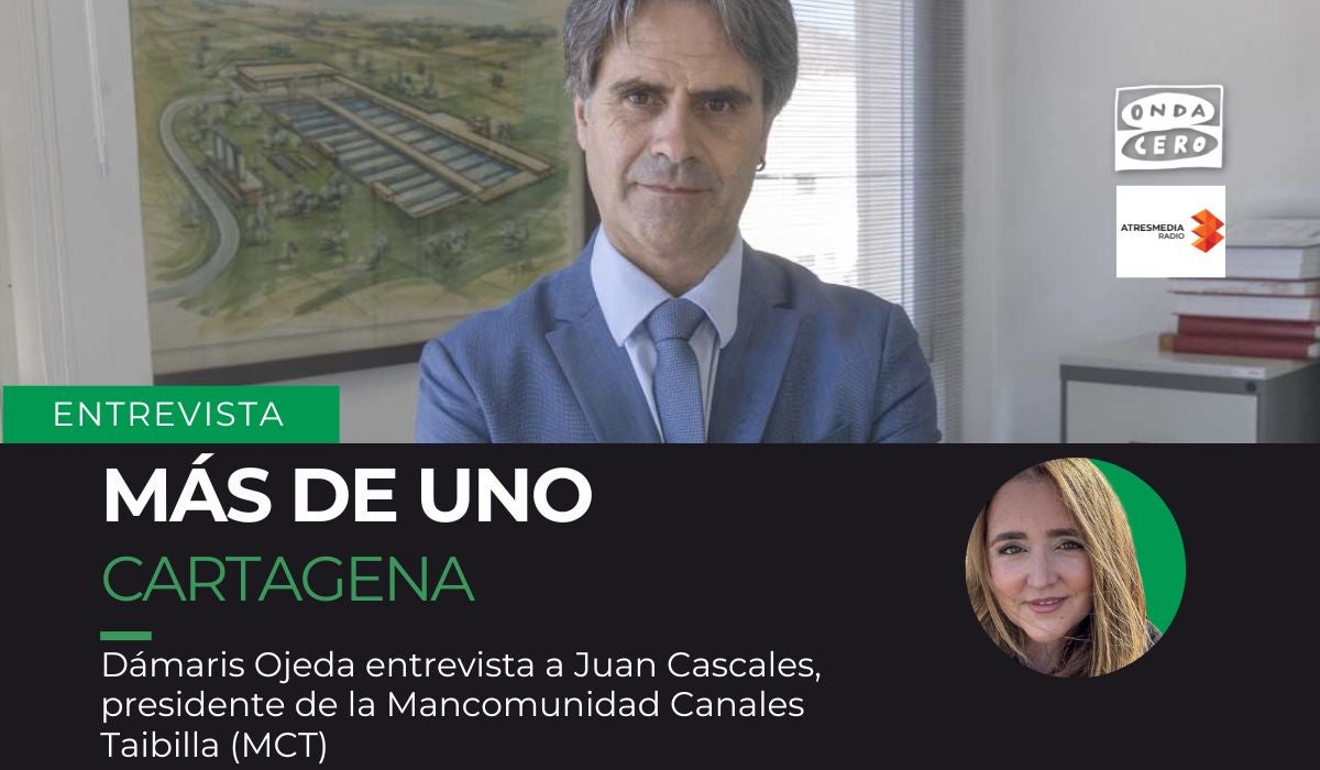 Juan Cascales, presidente de la Mancomunidad de Canales del Taibilla Juan Cascales, presidente de la Mancomunidad de Canales del Taibilla