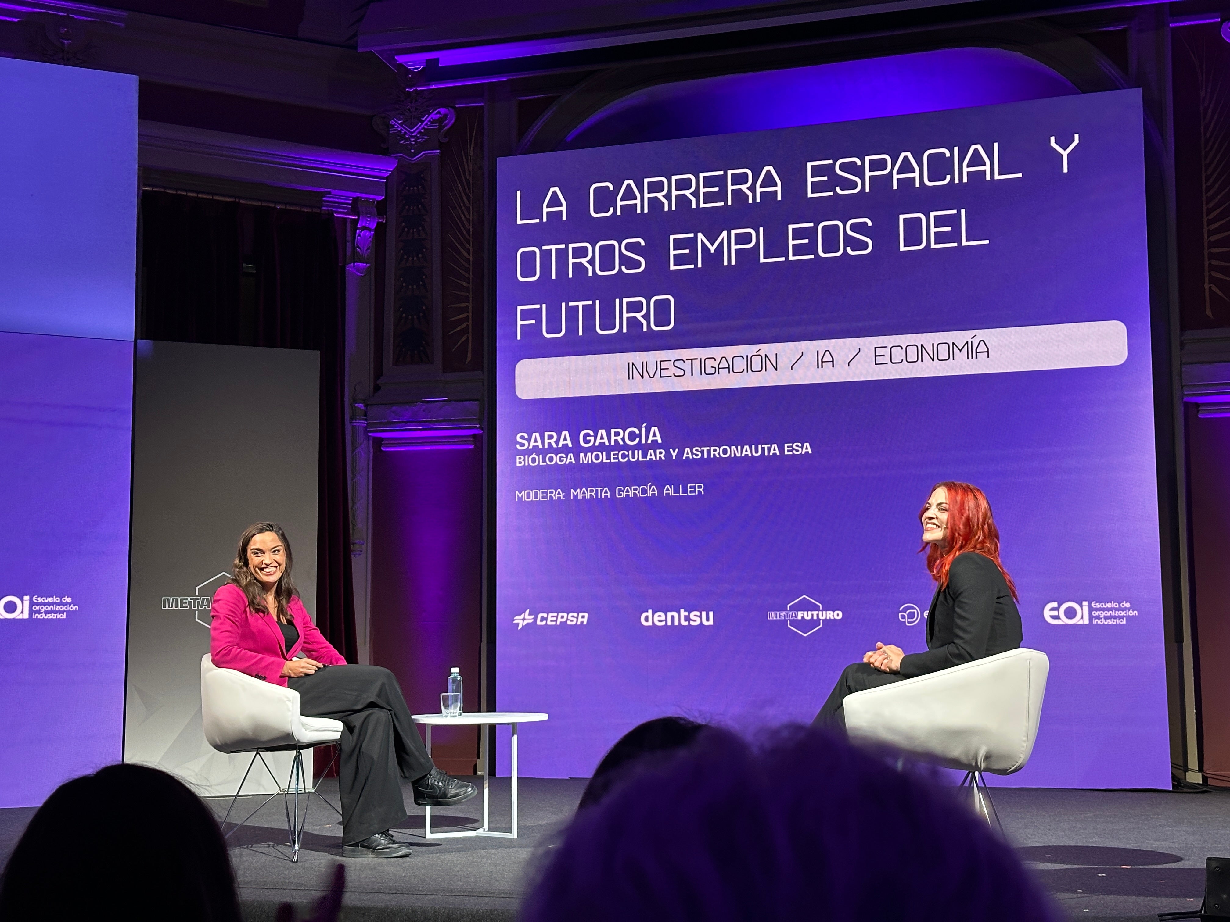 Sara García: "Se puede investigar el cáncer desde el espacio" Sara García: "Se puede investigar el cáncer desde el espacio"