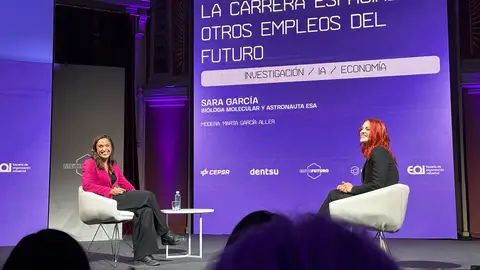 Sara García Alonso, en el evento Metafuturo de Atresmedia. Sara García Alonso, en el evento Metafuturo de Atresmedia.