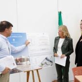 Diego López, Ángeles Muñoz y Vanesa Ortíz de Zárate