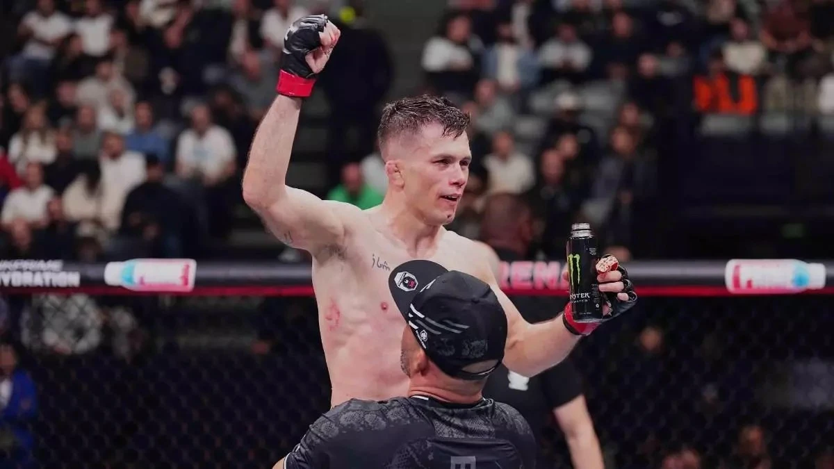 El valenciano Dani Bárez tras su combate en París El valenciano Dani Bárez tras su combate en París