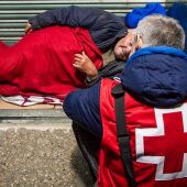 Personas sin hogar Cruz Roja