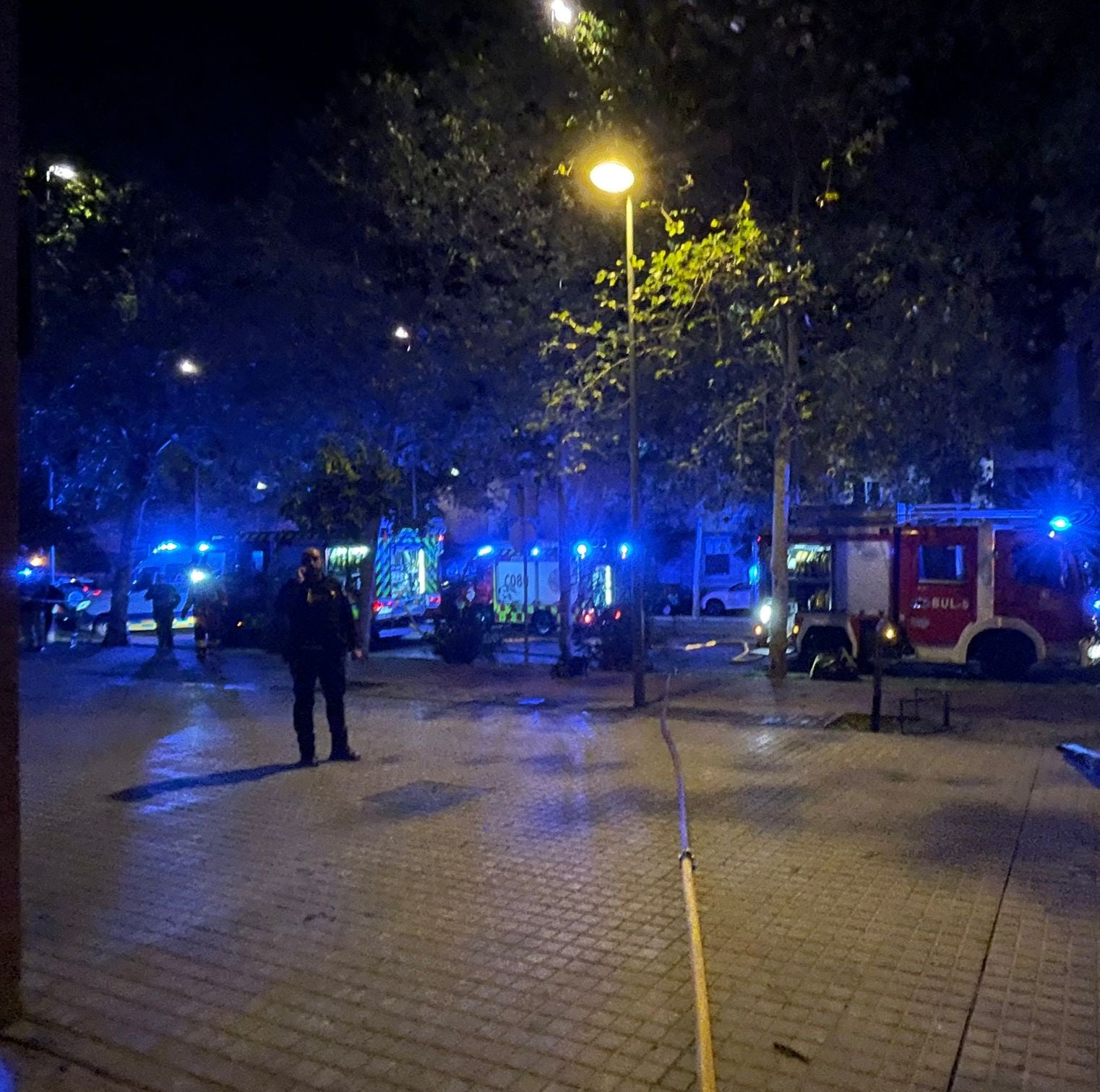 Muere un hombre de 60 años en un incendio en el barrio de Las Moreras Muere un hombre de 60 años en un incendio en el barrio de Las Moreras