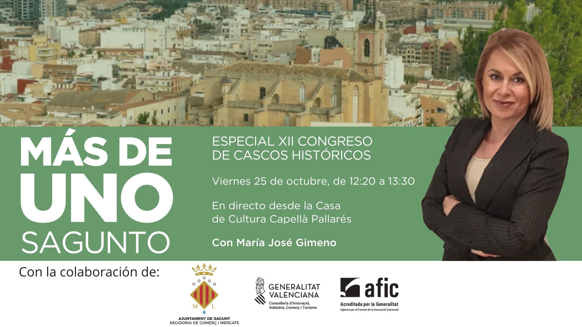 Onda Cero Sagunto sale a la calle por el XII Congreso Internacional de Cascos Históricos Onda Cero Sagunto sale a la calle por el XII Congreso Internacional de Cascos Históricos