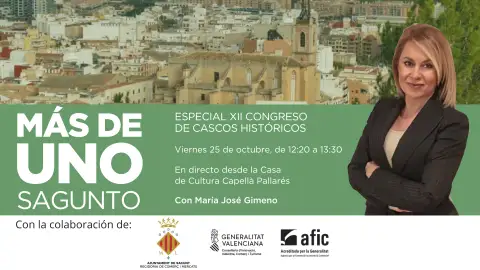 Onda Cero Sagunto sale a la calle por el XII Congreso Internacional de Cascos Históricos Onda Cero Sagunto sale a la calle por el XII Congreso Internacional de Cascos Históricos