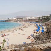 Vista de Playa Blanca en Lanzarote