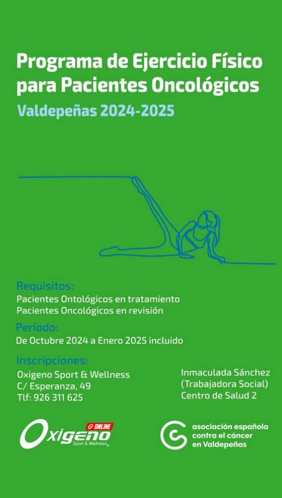 Programa de Ejercicio Físico para pacientes Oncológicos