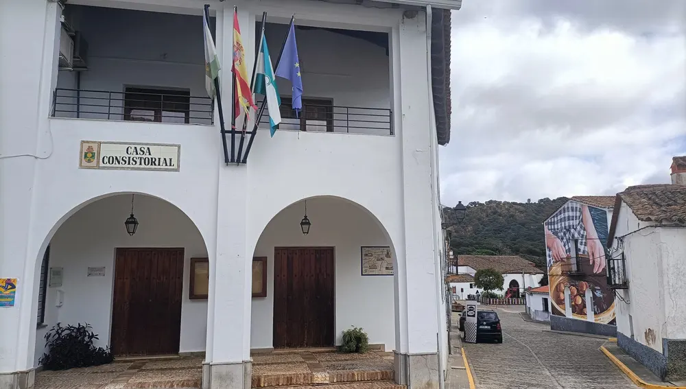 Puerta principal del Ayuntamiento de La Nava. Puerta principal del Ayuntamiento de La Nava.