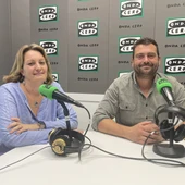 El alcalde de Orxeta, Jaime Lloret, y la edil de educación, Carmina Sala. El alcalde de Orxeta, Jaime Lloret, y la edil de educación, Carmina Sala.