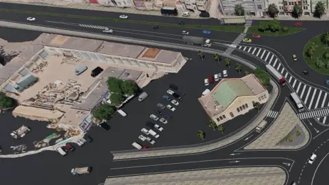 Diseño del nuevo acceso al Puerto de Almería por la zona de Pescadería ONDA CERO ALMERIA