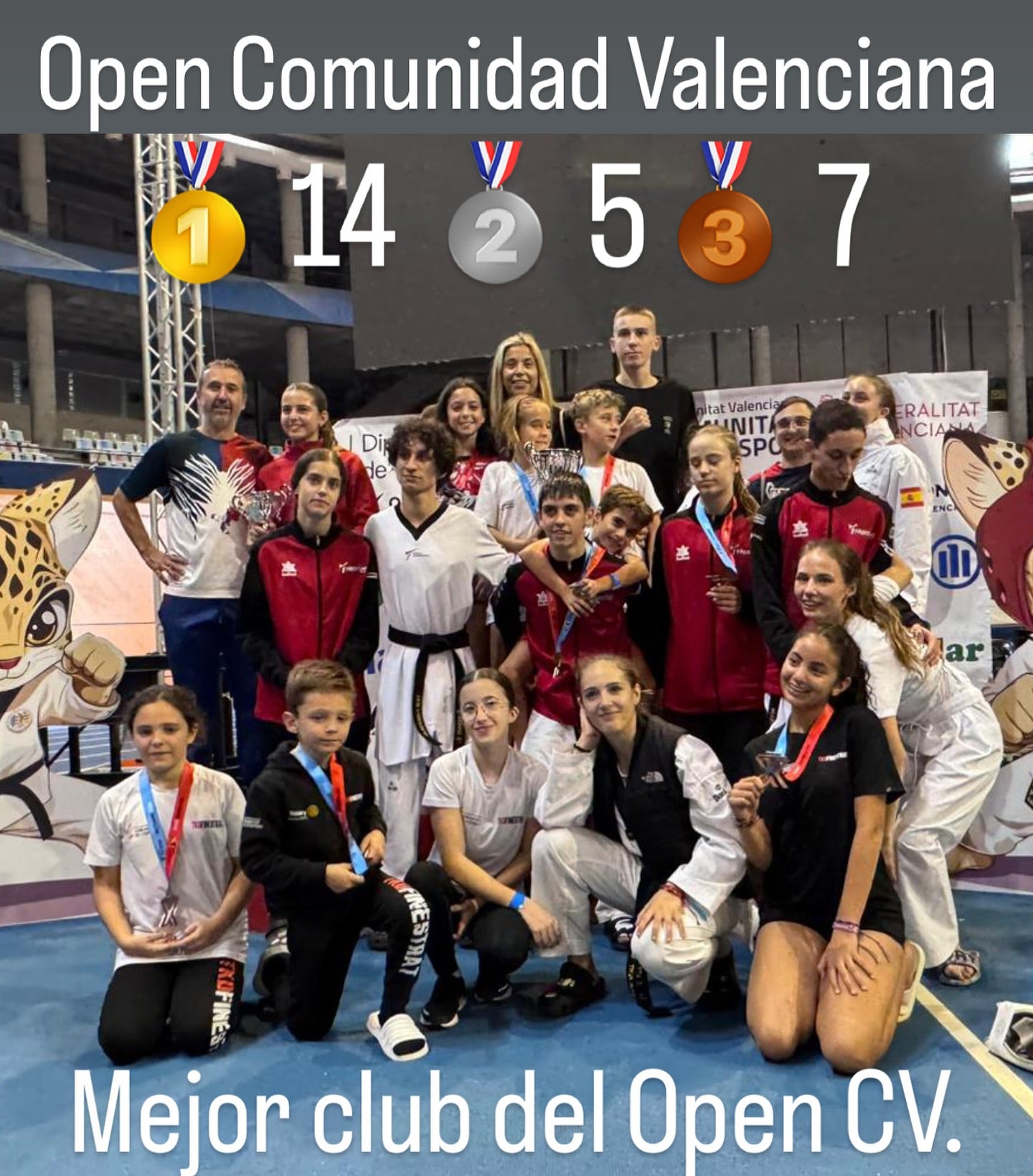 El Club de Taekwondo de Finestrat logra 26 medallas en el Open valenciano El Club de Taekwondo de Finestrat logra 26 medallas en el Open valenciano