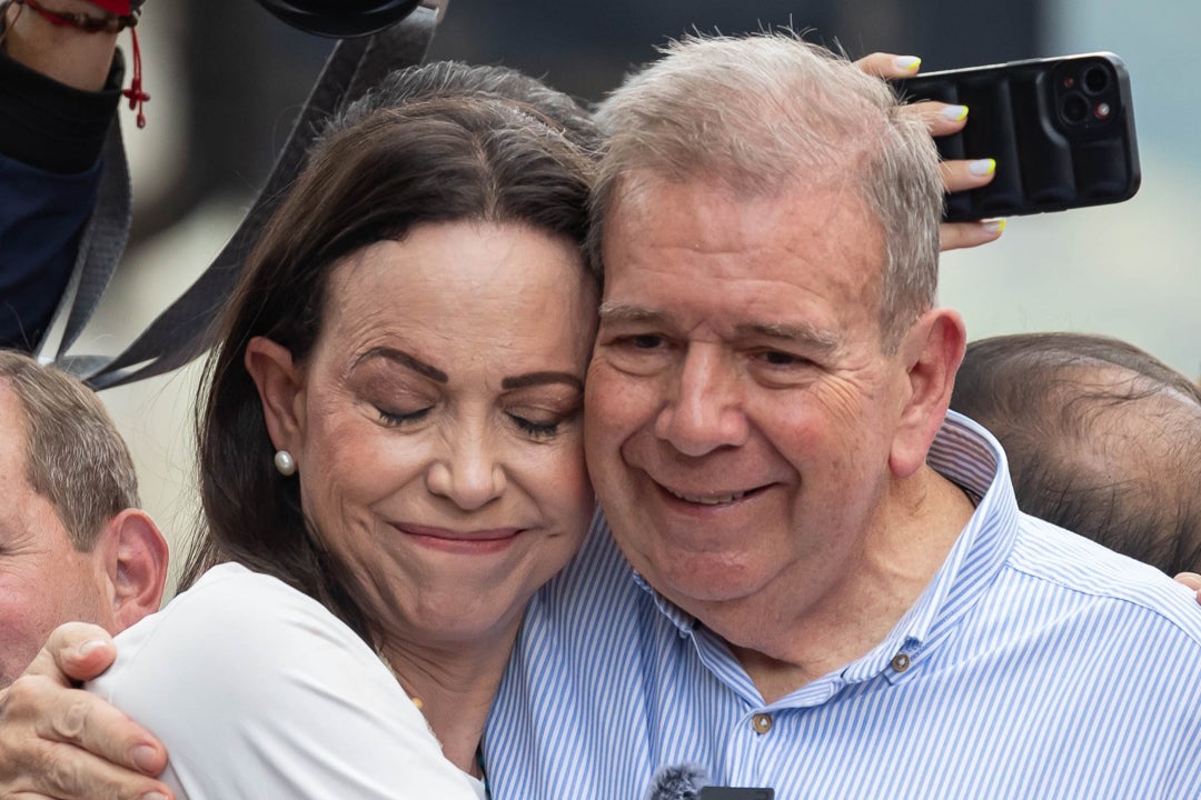 Edmundo González y Maria Corina Machado, premio Sájarov del Parlamento Europeo Edmundo González y Maria Corina Machado, premio Sájarov del Parlamento Europeo