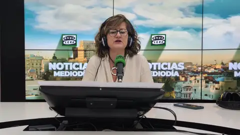 Elena Gijón en 'Noticias Mediodía' Elena Gijón en 'Noticias Mediodía'