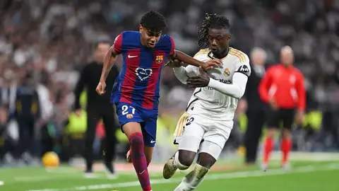 Lamine Yamal y Camavinga durante el último Clásico Lamine Yamal y Camavinga durante el último Clásico