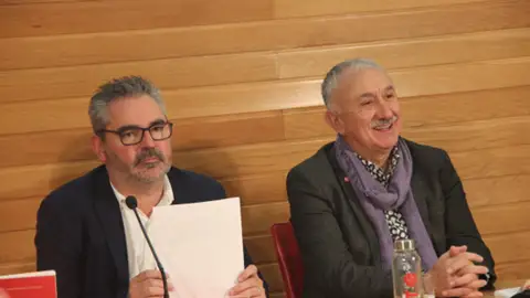 Jesús Izquierdo y Pepe Álvarez, UGT Jesús Izquierdo y Pepe Álvarez, UGT