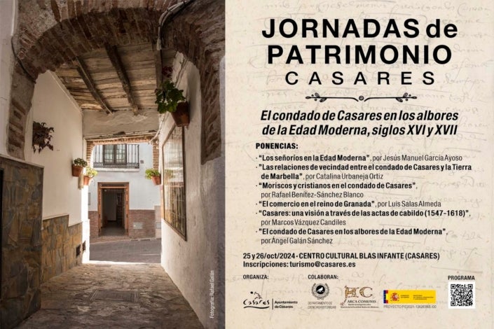 Casares celebra unas jornadas para conocer los cambios que atravesó el municipio en los siglos XVI y XVII Casares celebra unas jornadas para conocer los cambios que atravesó el municipio en los siglos XVI y XVII