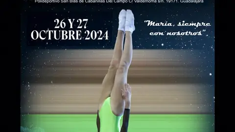 Cabanillas del Campo acoge el Open Memorial María Herranz Gómez en recuerdo a la joven atleta fallecida por una meningitis el pasado mes de abril Cartel del Open Memorial María Herranz Gómez