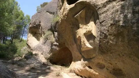 Ruta de Las Caras de Buendía, en una imagen de archivo Ruta de Las Caras de Buendía, en una imagen de archivo