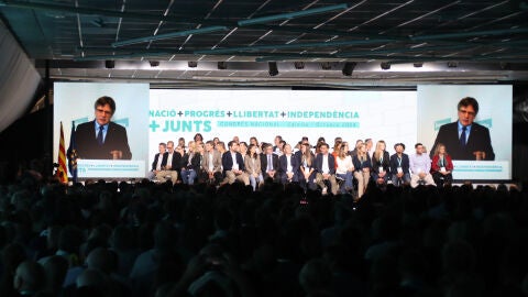Carles Puigdemont al Congrés Nacional de Junts Carles Puigdemont al Congrés Nacional de Junts