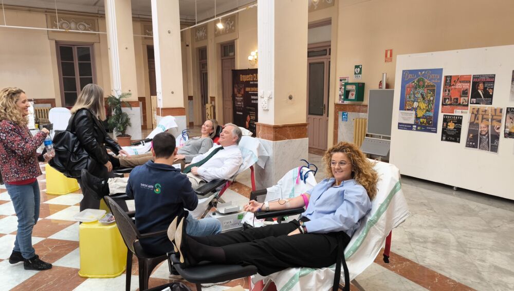 El alcalde donó sangre