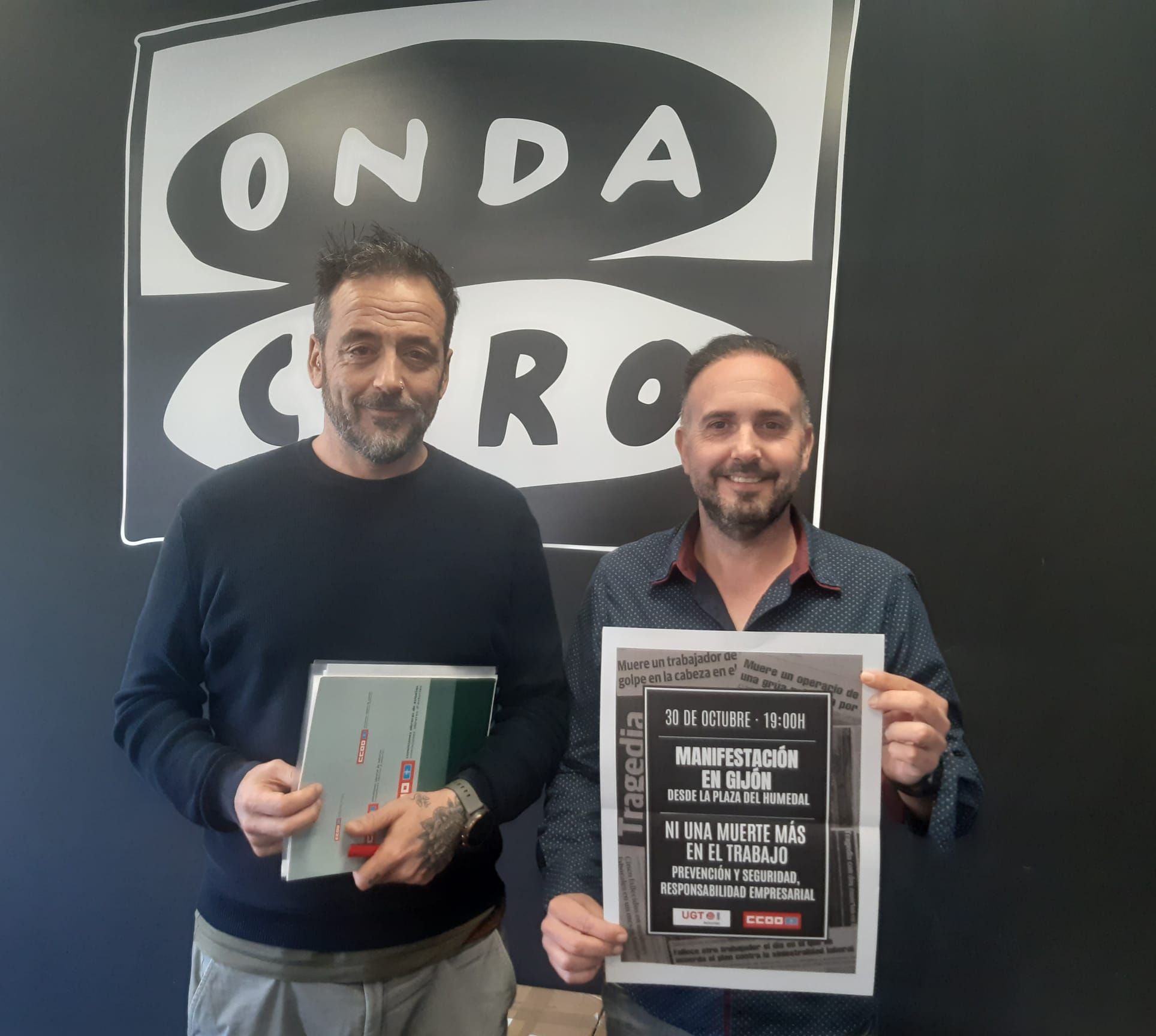 Entrevista a los responsables de seguridad y salud laboral de CCOO y UGT Entrevista a los responsables de seguridad y salud laboral de CCOO y UGT