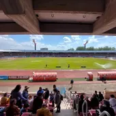 El Concello de Santiago iniciará la primera fase de la reforma integral del Estadio Vero Boquete de San Lázaro El Concello de Santiago iniciará la primera fase de la reforma integral del Estadio Vero Boquete de San Lázaro