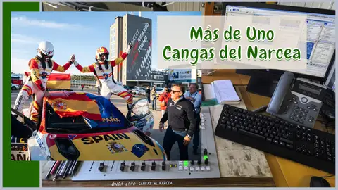 Cachón y Rozada en un momento de la Olimpiadas del Motor 2024 Cachón y Rozada en un momento de la Olimpiadas del Motor 2024