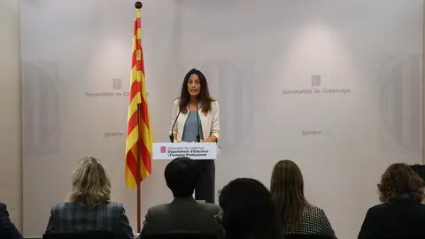 La consellera d'Educació i FP, Esther Niubó, ha anunciat canvis en els processos de matriculació La consellera d'Educació i FP, Esther Niubó, ha anunciat canvis en els processos de matriculació