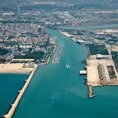 El Puerto de Santa María en una foto aérea El Puerto de Santa María en una foto aérea