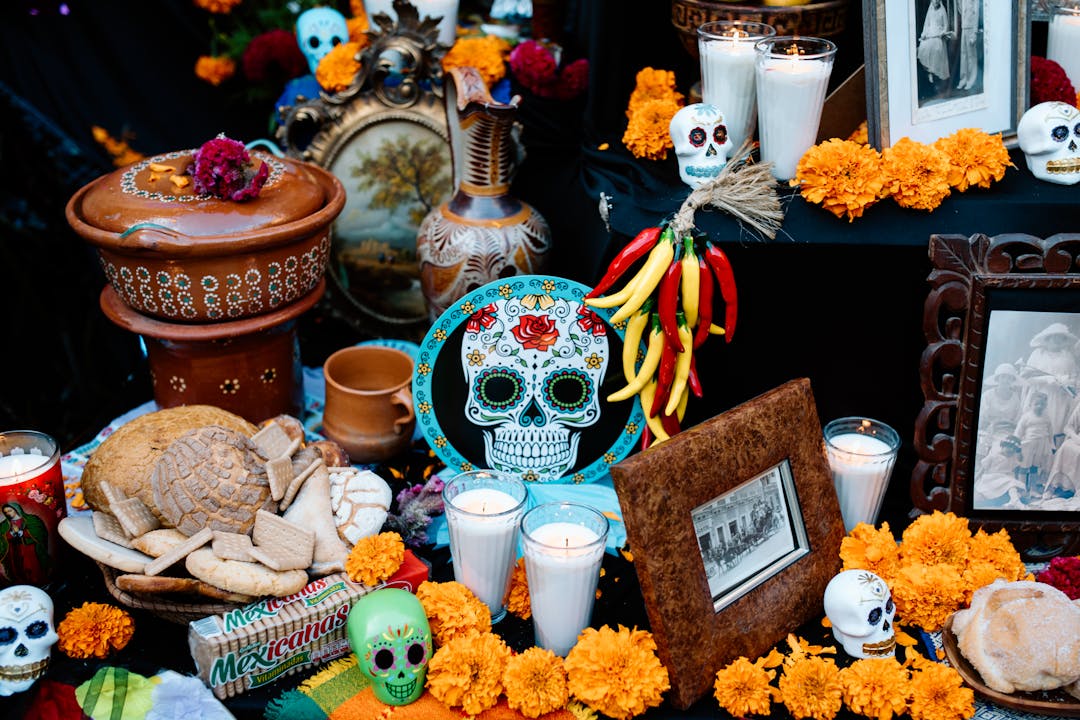 Comida mexicana para el día de los muertos Comida mexicana para el día de los muertos