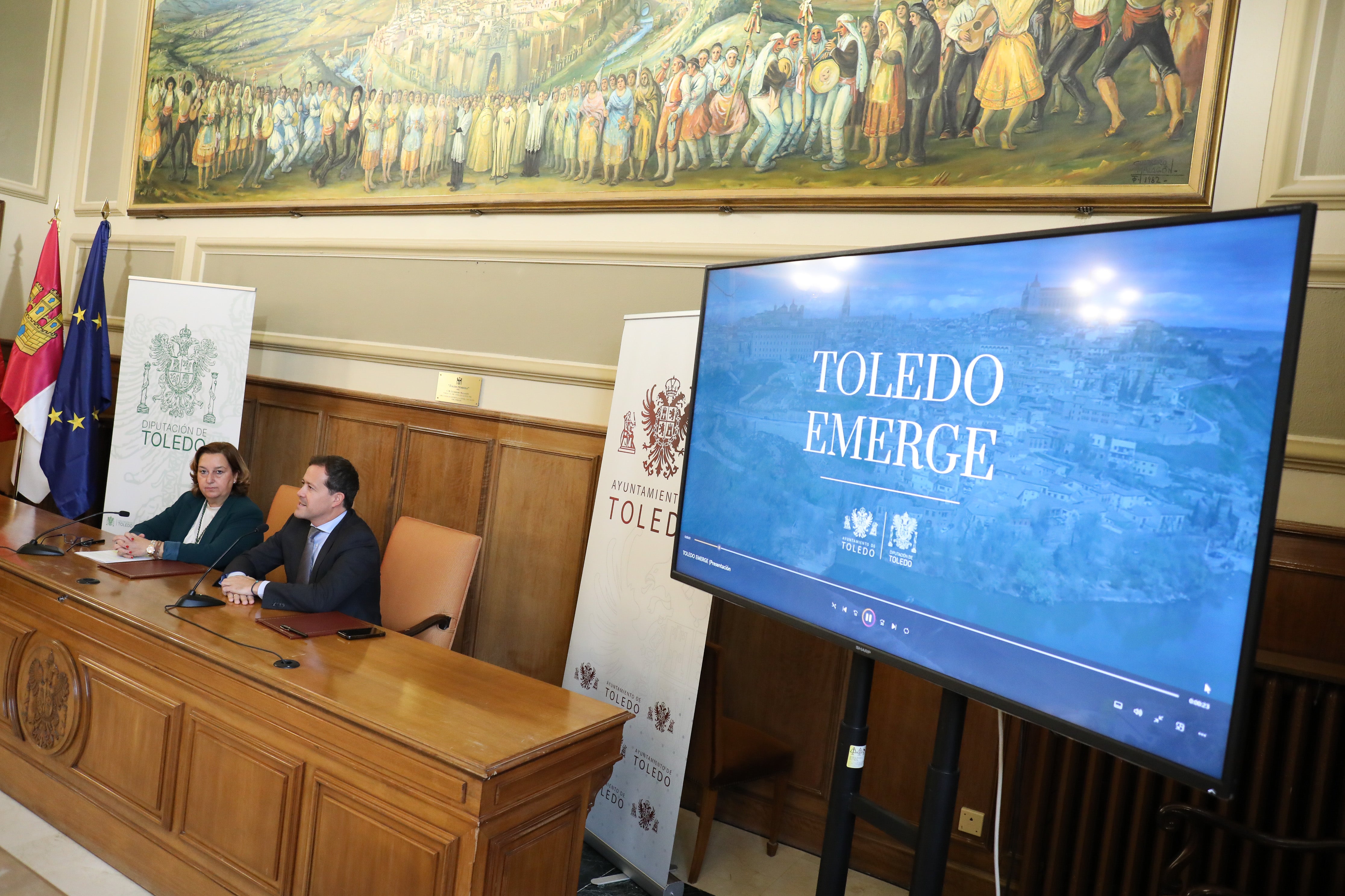 Diputación y Ayuntamiento firman el programa 'Toledo Emerge' Diputación y Ayuntamiento firman el programa 'Toledo Emerge'