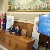 Velázquez y Cedillo firman el protocolo 'Toledo Emerge'