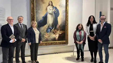 "La Imaculada de El Escorial" de Murillo en el Museo de Huesca "La Imaculada de El Escorial" de Murillo en el Museo de Huesca