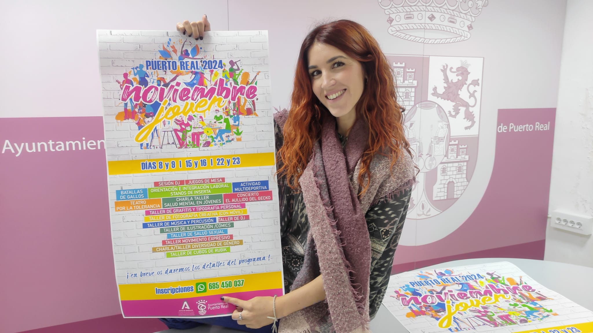 El Ayuntamiento de Puerto Real organiza un amplio programa de actividades para jóvenes este mes de noviembre El Ayuntamiento de Puerto Real organiza un amplio programa de actividades para jóvenes este mes de noviembre