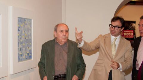 Gustavo Torner, a la izquierda de la imagen 