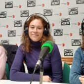 Gema Ferández (Neuridiversos), Vicen Arias (Ad Libitum) y Laura Cifuentes (APAFES)