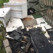 Las casetas incendiadas Las casetas incendiadas