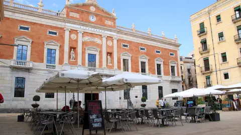 Terrasses a la plaça de la Font de Tarragona Terrasses a la plaça de la Font de Tarragona