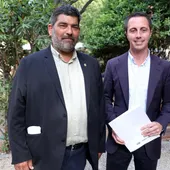 Llorenç Galmès y Pedro Bestard. Llorenç Galmès y Pedro Bestard.