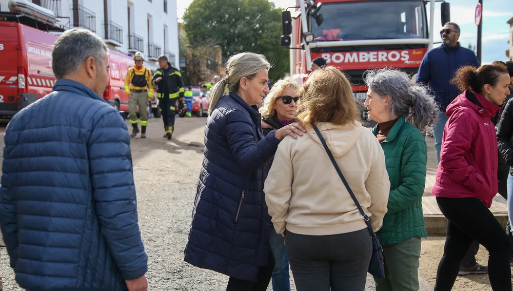 Milagros Tolón, delegada del Gobierno en Castilla-La Mancha, este miércoles en Letur (Albacete) Milagros Tolón, delegada del Gobierno en Castilla-La Mancha, este miércoles en Letur (Albacete)