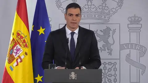 declaración institucional Pedro Sánchez declaración institucional Pedro Sánchez