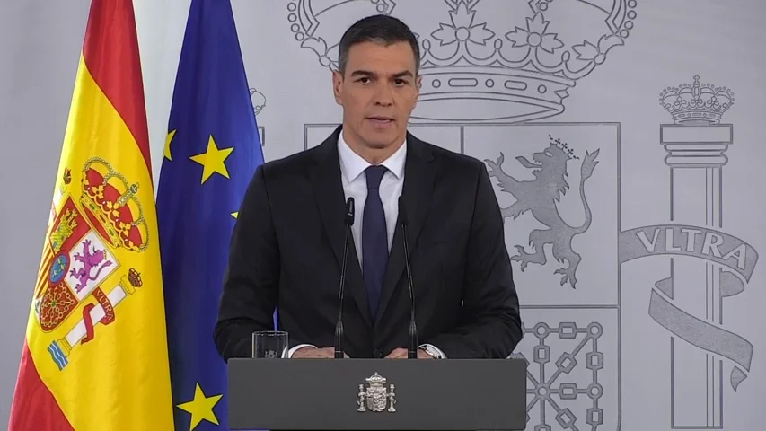 declaración institucional Pedro Sánchez declaración institucional Pedro Sánchez