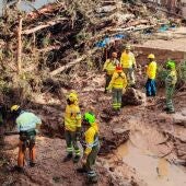 Efectivos del Plan Infocam desplegados en Letur, Albacete