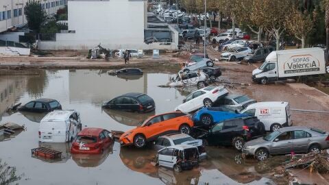 Zona afectada de Alfafar despu&eacute;s de la DANA 