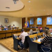 Imagen del pleno extraordinario de Burriana. 
