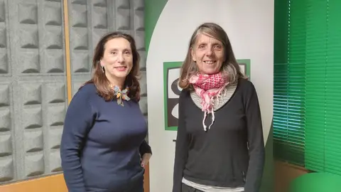 Peque González Nóvoa e May Díaz Cacheda, presidenta da Fundación Manuel Moldes De Vella a Bella recomenda visitar a Fundación Manuel Moldes
